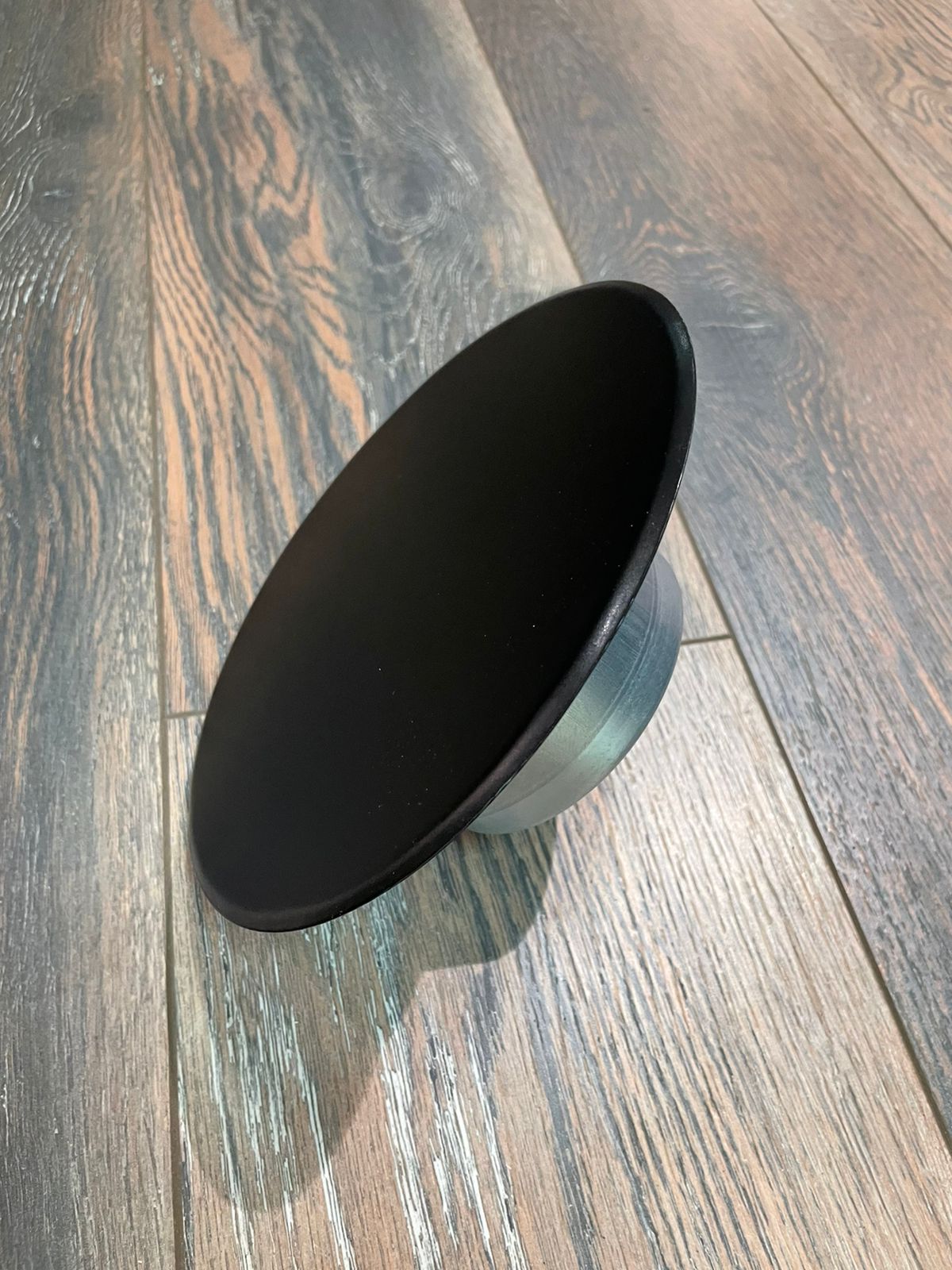 Диффузор стальной приточно-вытяжной FoZa PV-100 Черный матовый RAL9005