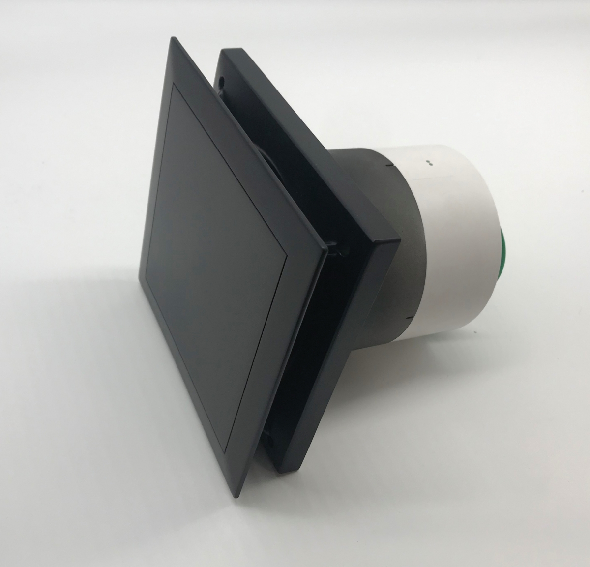 Вентилятор накладной Helios MiniVent M1/120 F Black Matte (таймер, датчик влажности) d120