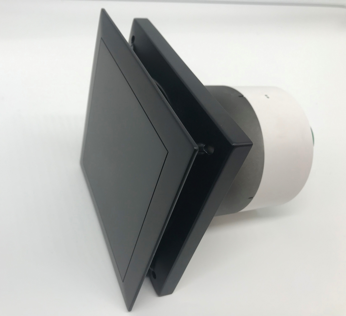 Вентилятор накладной Helios MiniVent M1/120 F Black Matte (таймер, датчик влажности) d120