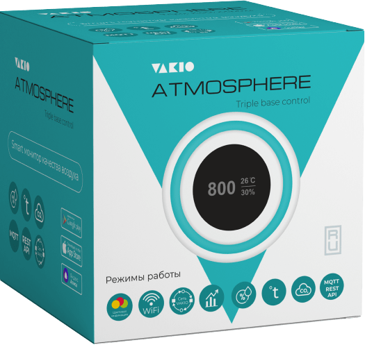 Монитор качества воздуха VAKIO Atmosphere