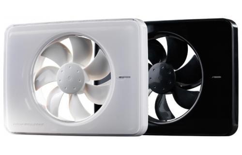 Накладной вентилятор FRESH Intellivent White (Таймер, Датчик влажности, Программируемый, Сенсорное управление)