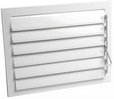 Решетка наружная воздухозаборная с ручной регулировкой РЭД-РК.