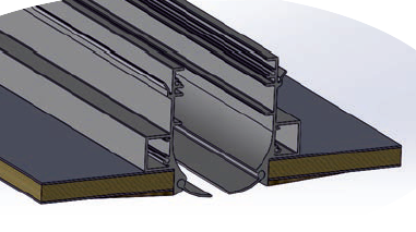 Щелевой диффузор скрытого монтажа РЭД-ЛУК-РС