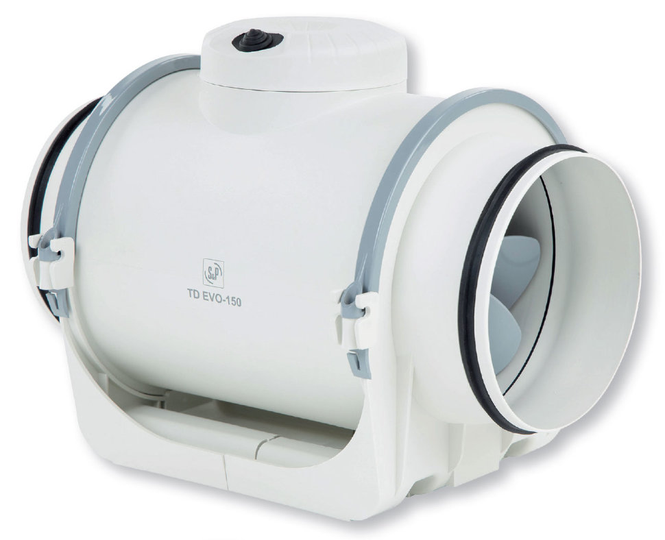 Канальный вентилятор (низкопрофильный) Soler & Palau TD EVO-100 VAR