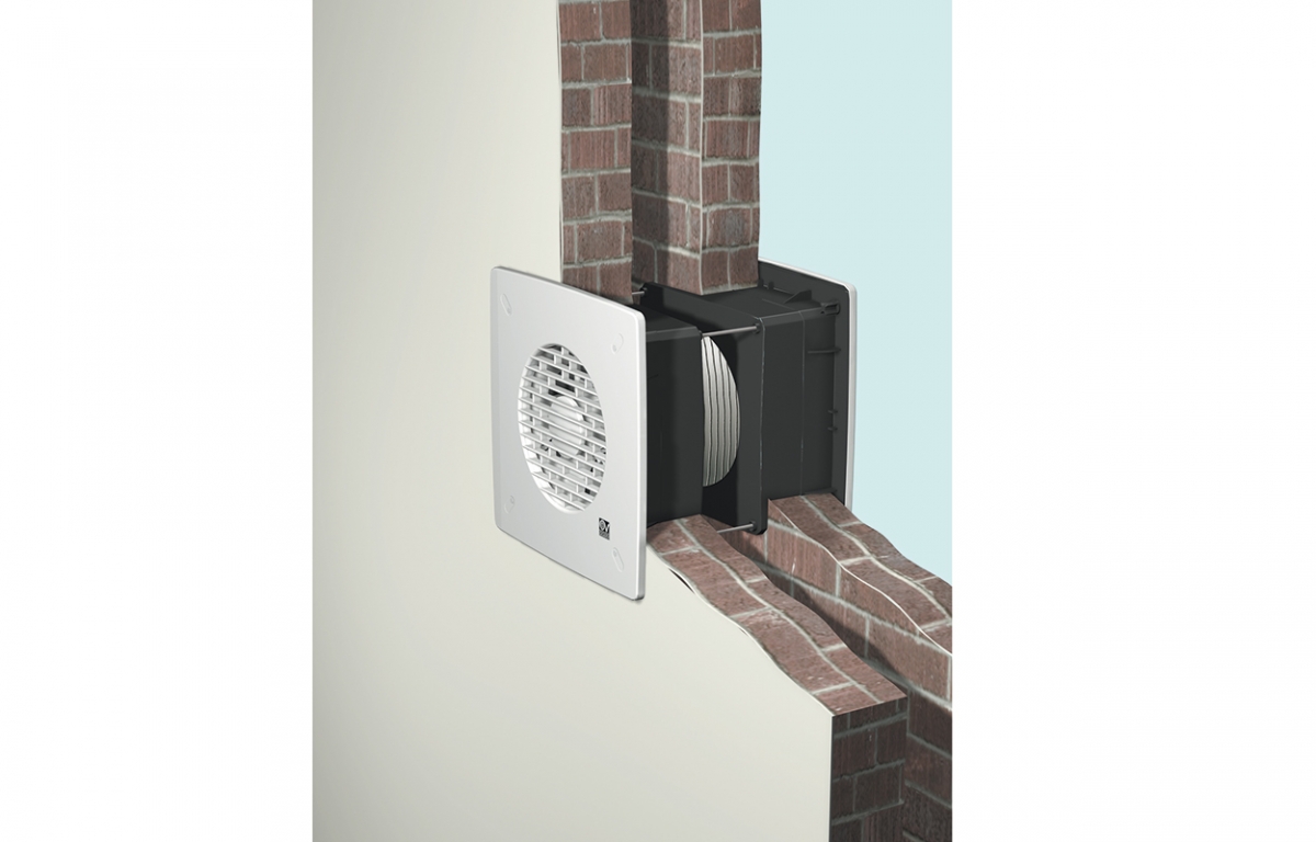 Вентилятор реверсивный Vortice Vario 150/6 ARI LL S с автоматическими жалюзи