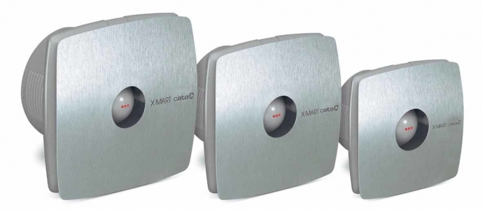 Вентилятор накладной Cata X-Mart 10 inox Timer (таймер)