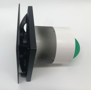 Вентилятор накладной Helios MiniVent M1/120 F Black Matte (таймер, датчик влажности) d120