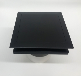 Вентилятор накладной Helios MiniVent M1/120 F Black Matte (таймер, датчик влажности) d120