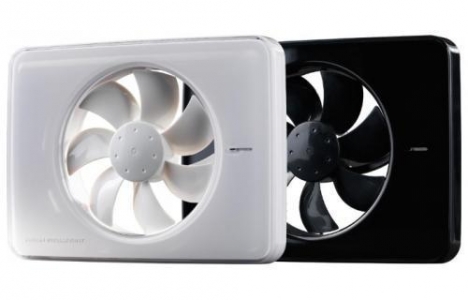 Накладной вентилятор FRESH Intellivent White (Таймер, Датчик влажности, Программируемый, Сенсорное управление)