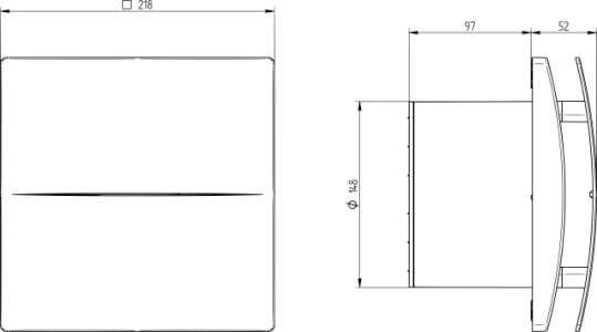 Вентилятор накладной SystemAir BF Silent 150