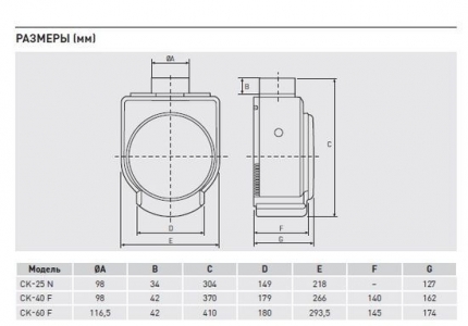 Кухонная вытяжка Soler & Palau CK 25N